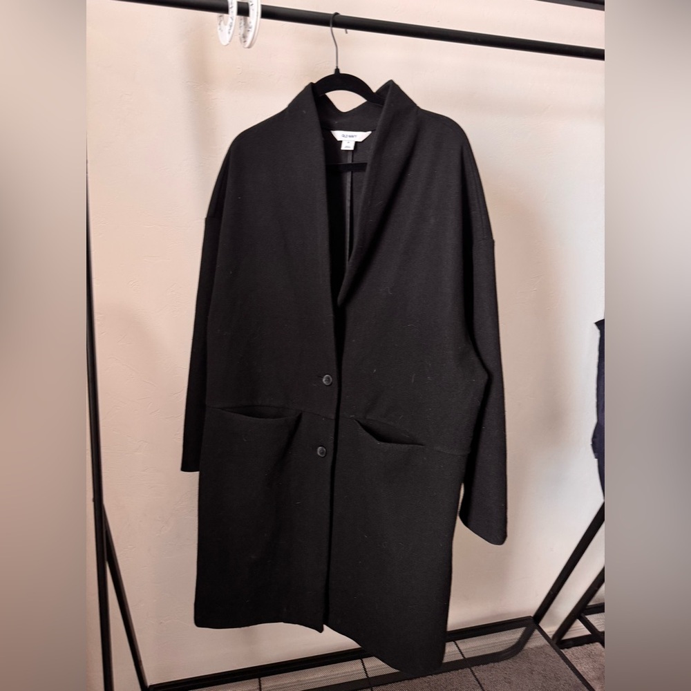 Old Navy Classic Black Trench Coat